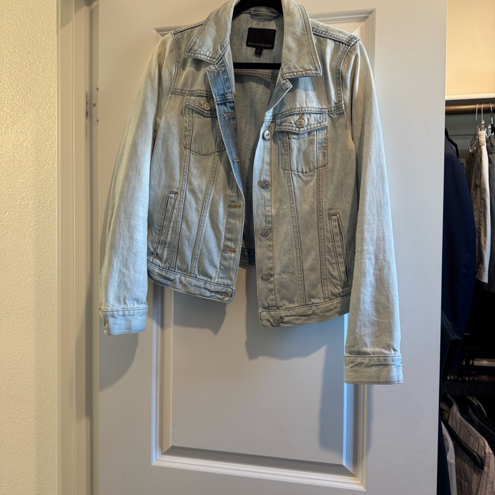 Banana Republic Light Blue Jean Jacket